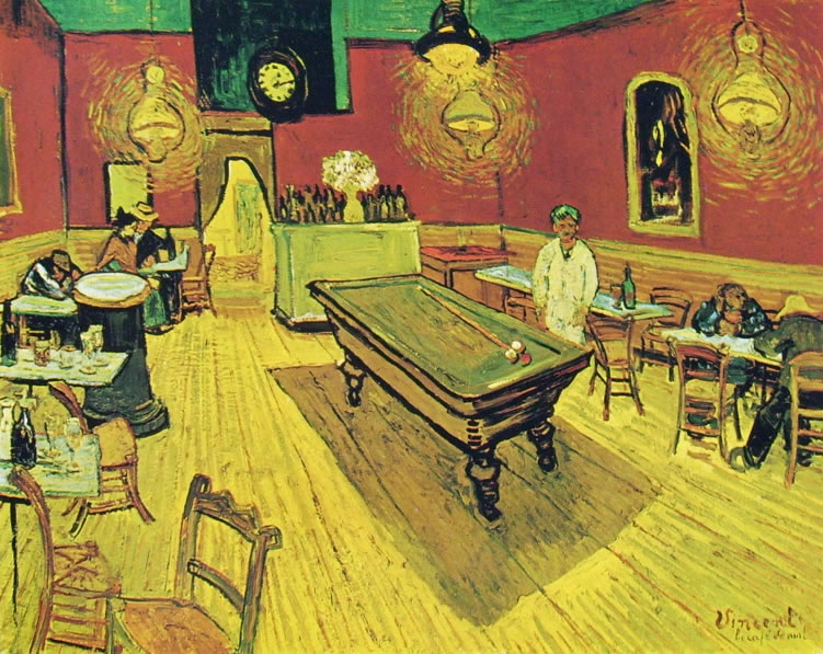 Vincent van Gogh: Interno di Caffè di notte